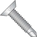 Kanebridge Self-Drilling Screw, #12-24 x 11/16 in, 410 Stainless Steel Flat Head Phillips Drive 1211KPUMS410